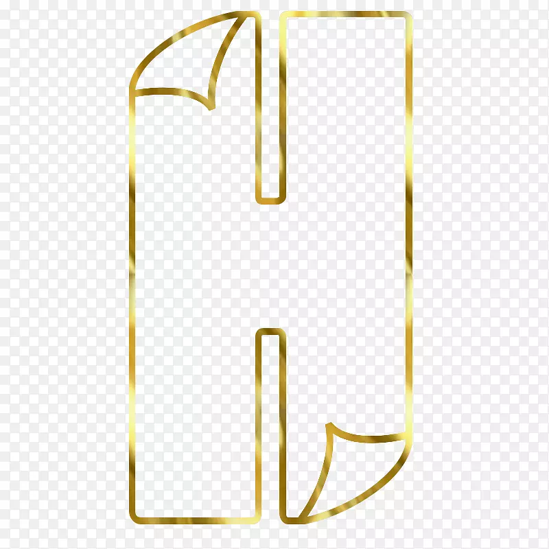字母黄色字母金色字体
