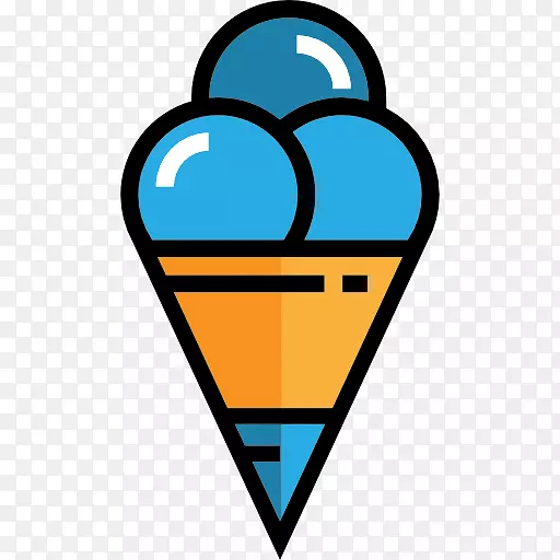 冰淇淋圣代食品-冰淇淋