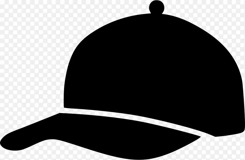 棒球帽剪影剪贴画棒球帽