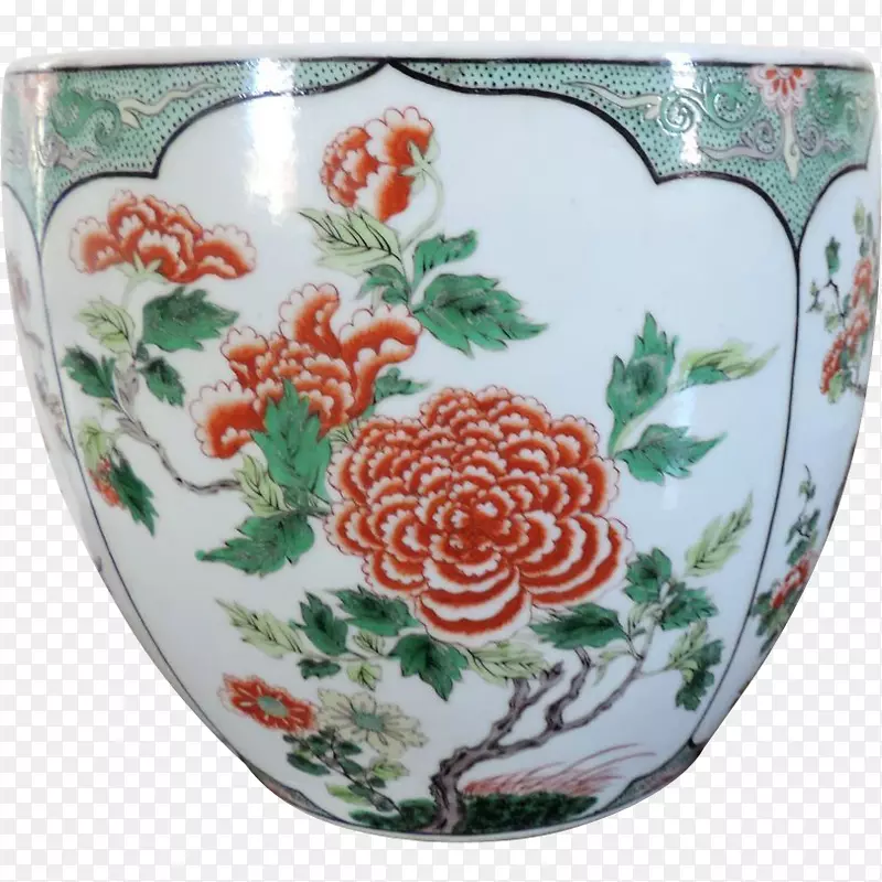 出口瓷花盆花瓶