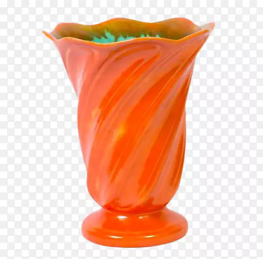 花瓶陶瓷陶器橙色设计组，LLC-花瓶