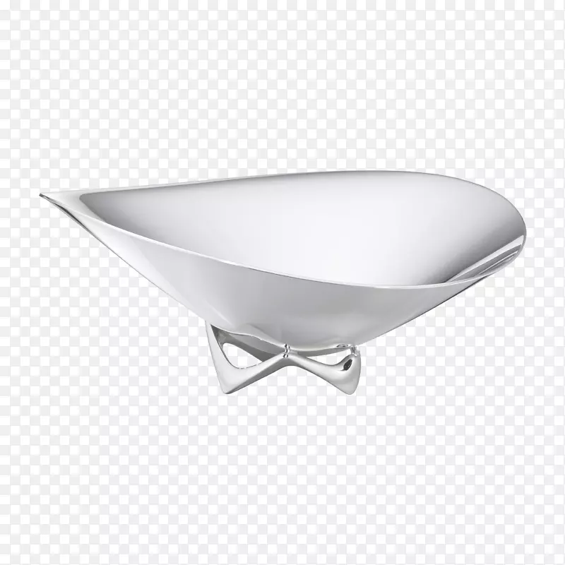 肥皂餐具和保持者Georg Jensen a/s碗，家用银-银