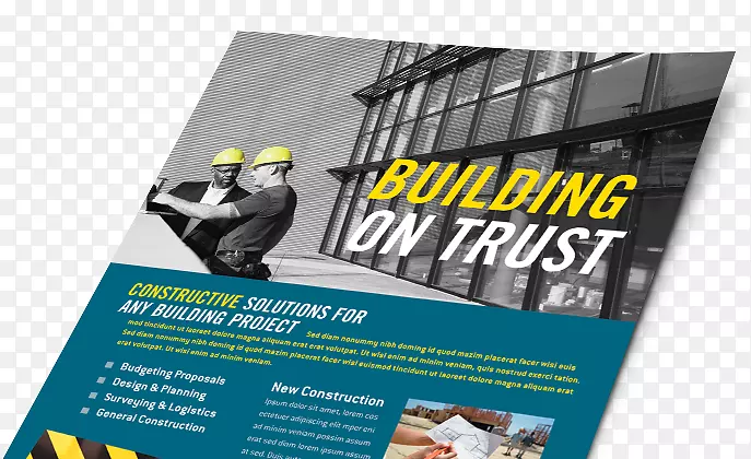 建筑工程营销手册传单-设计