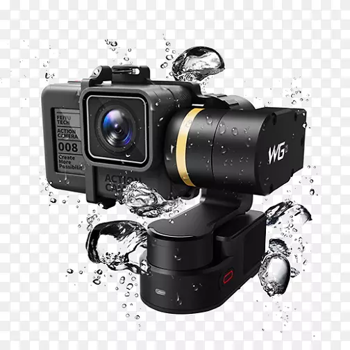 Gimbal GoPro英雄5黑色相机稳定器-GoPro