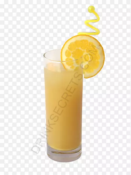 橙汁饮料哈维·沃班格模糊脐橙软饮料-鸡尾酒