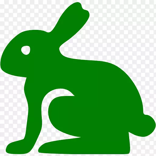 复活节兔子家庭兔子电脑图标-兔子