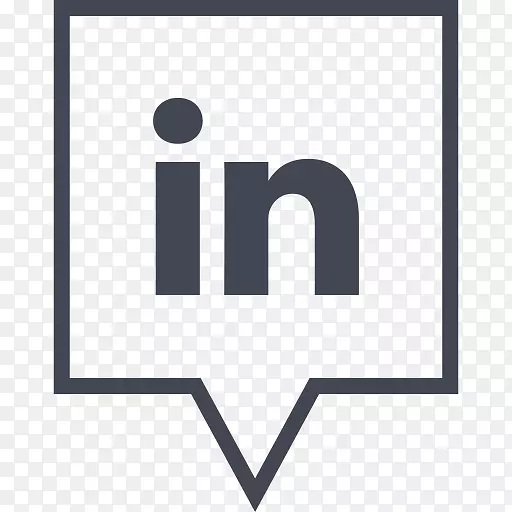 社交媒体LinkedIn电脑图标-社交媒体