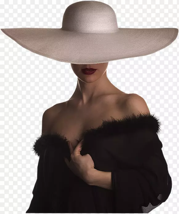 戴帽子的女人