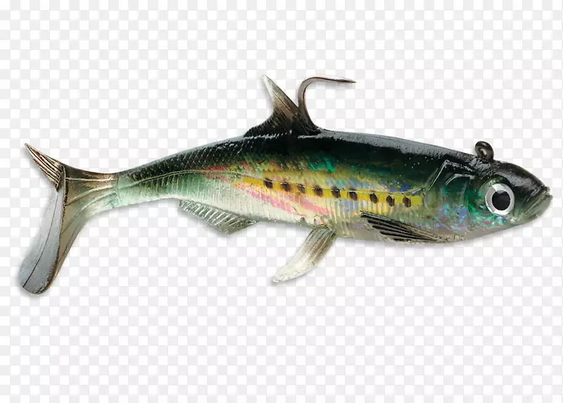 沙丁鱼塞子油性鱼软塑料诱饵鲭鱼捕鱼