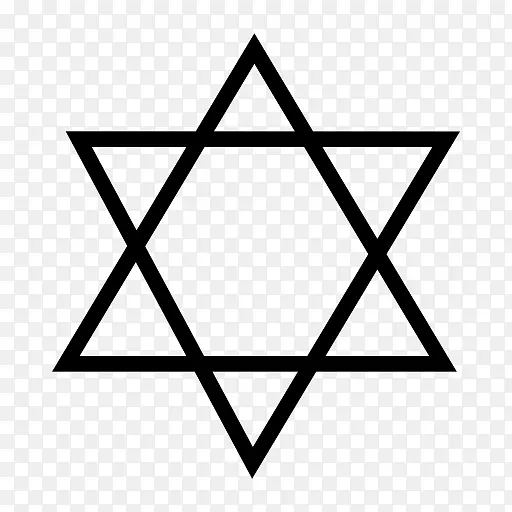 大卫犹太教之星-犹太剪贴画-犹太教
