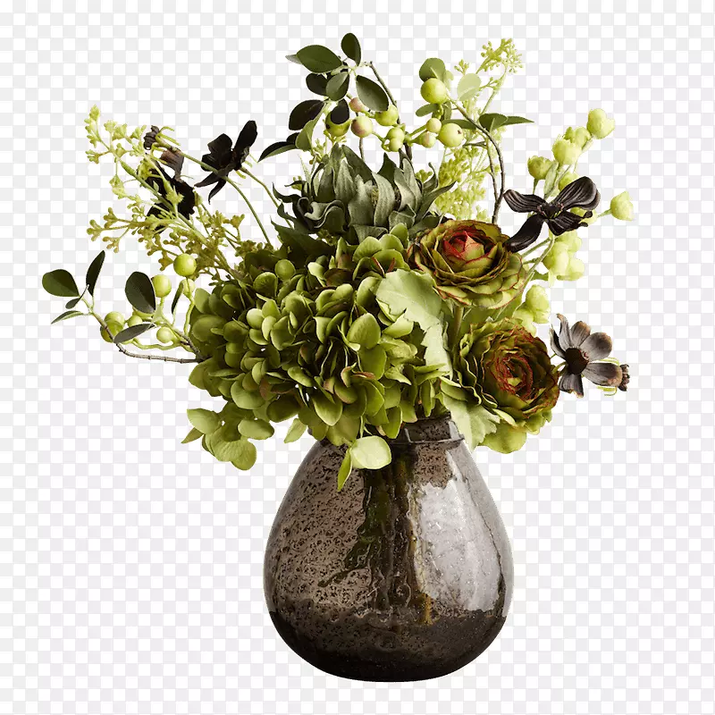 花卉设计花瓶玻璃切花阿比盖尔埃亨花瓶