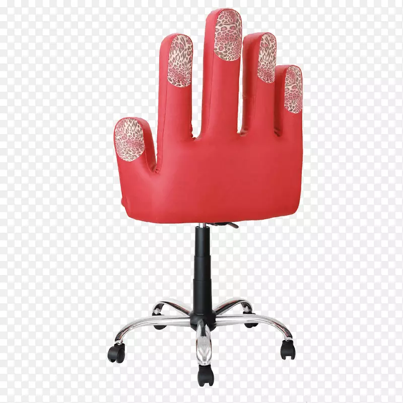 红白椅美甲塑料椅