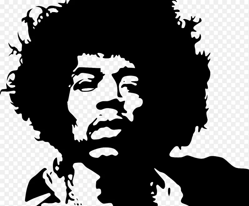 Jimi Hendrix吉他手免版税-人