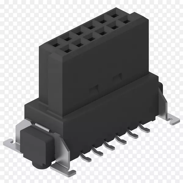 电气连接器印刷电路板表面贴装技术板对板连接器接线图