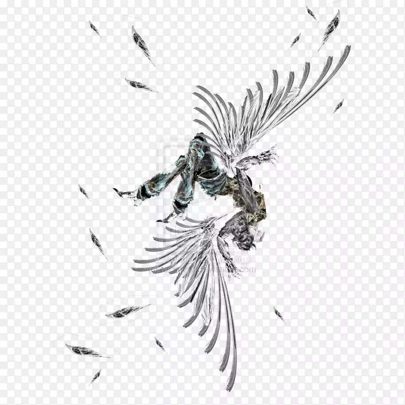 伊卡洛斯·戴达罗斯(IcarusDaedalus)希腊神话翅膀的陷落景观-人
