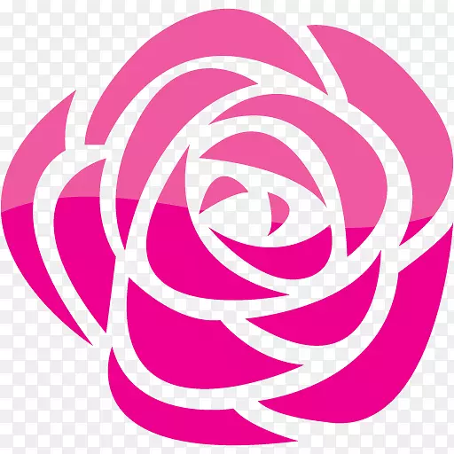 神秘玫瑰花园电脑图标剪辑艺术-玫瑰