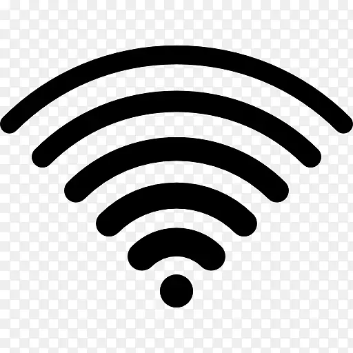 Wi-fi电脑图标热点剪辑艺术符号