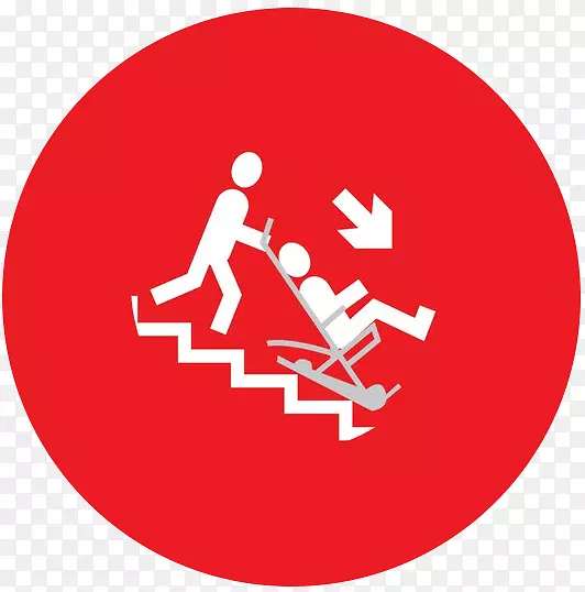 逃生椅楼梯标志紧急楼梯