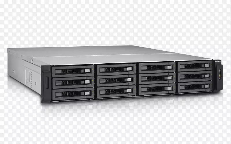 QNAP电视-ec1280u-SAS-RP网络存储系统系列附加SCSI QNAP系统公司。QNAP TES-1885u
