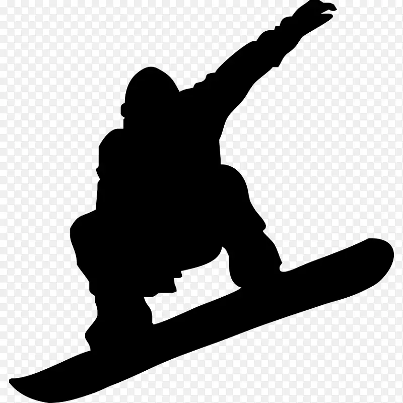 滑雪板滑雪剪贴画.滑雪板