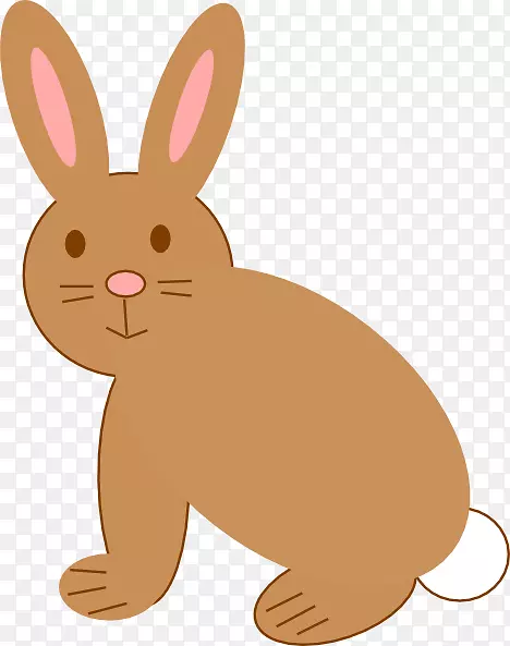 复活节兔子迷你兔夹艺术-兔子