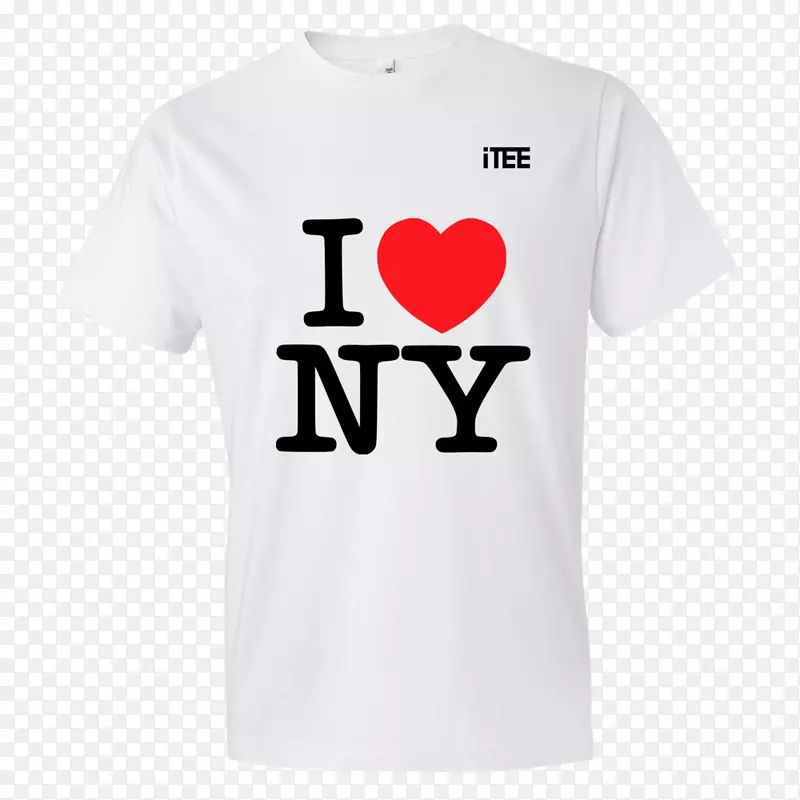 印花t恤我喜欢纽约顶级T恤衫