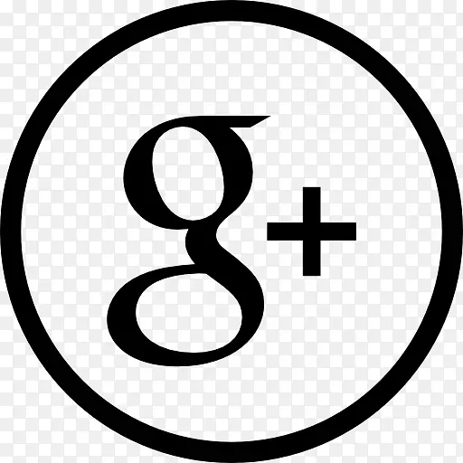 电脑图标google+社交媒体符号如按钮-google