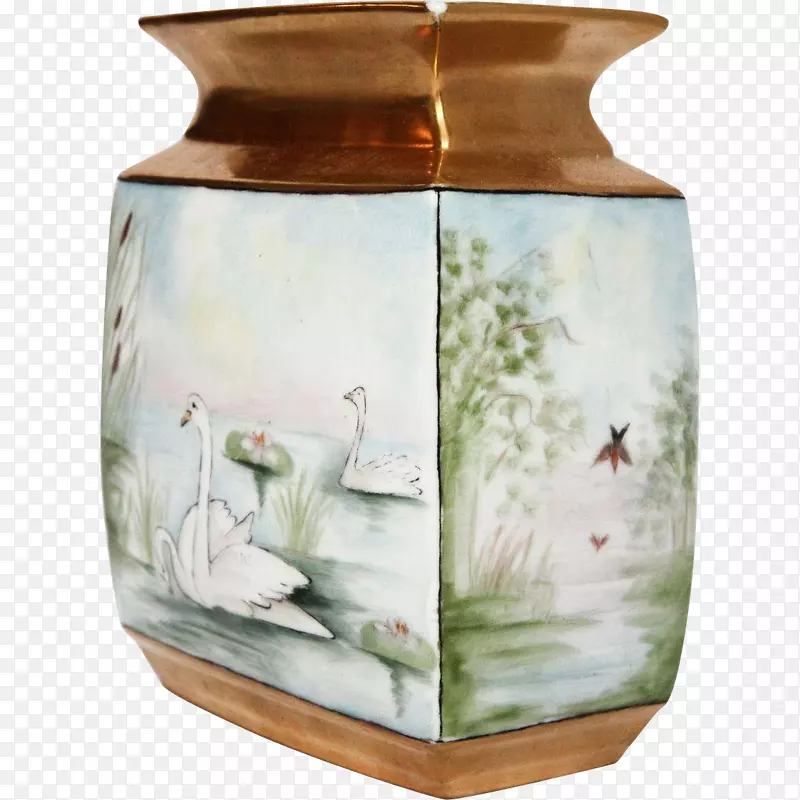花瓶Arzberg陶瓷艺术陶器花瓶