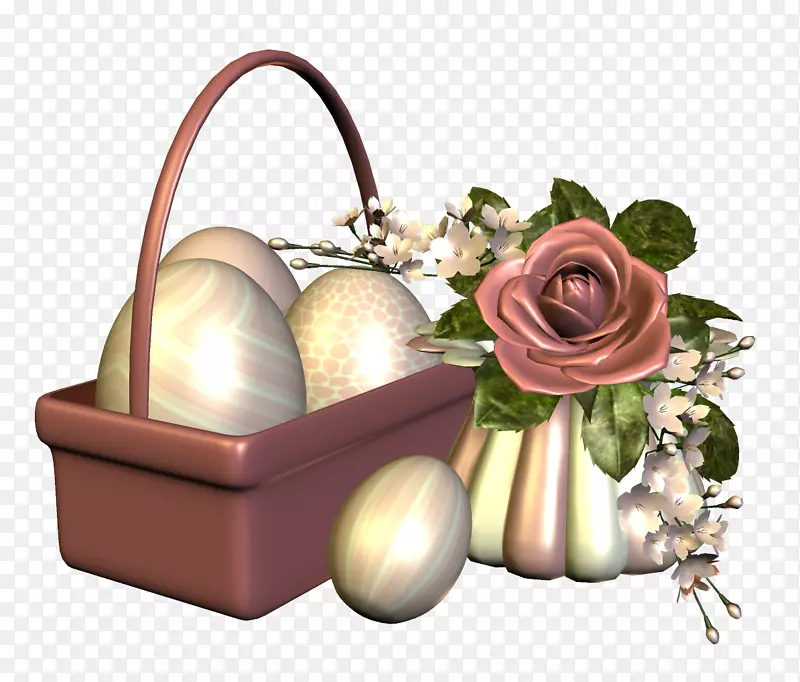 复活节彩蛋-复活节篮子
