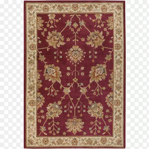 波斯地毯，东方地毯，勃艮第地板-地毯