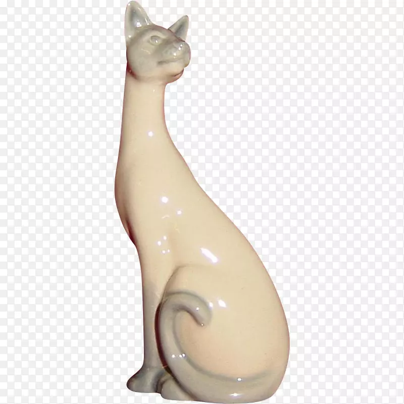 胡须猫雕像尾猫