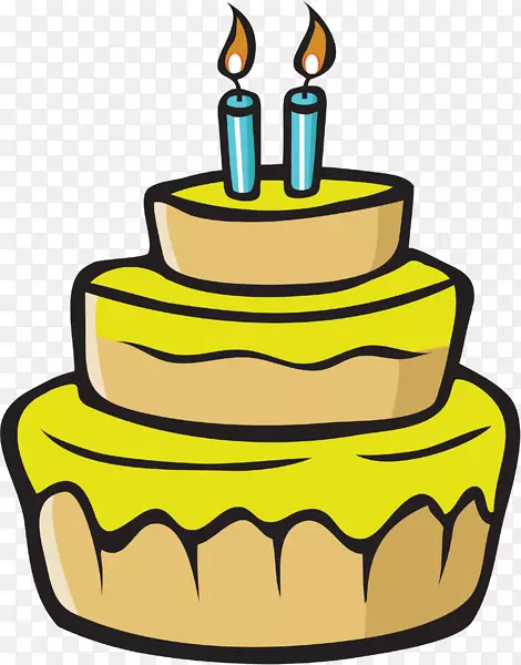 生日蛋糕结婚蛋糕纸杯蛋糕剪贴画结婚蛋糕