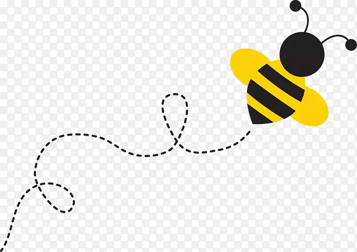 嗡嗡作响的大黄蜂剪贴画-蜜蜂