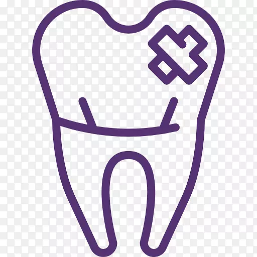 牙科蛀牙裂牙综合征人类牙齿