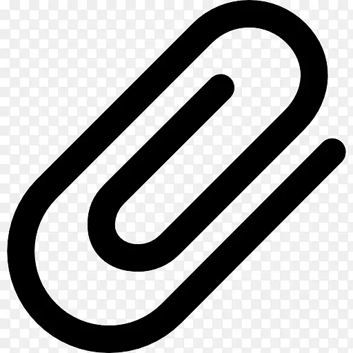 计算机图标符号电子邮件附件回形针超链接符号
