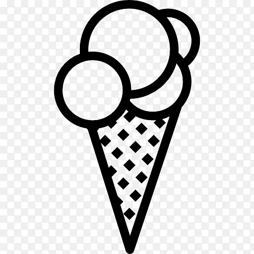 冰淇淋食品电脑图标-冰淇淋