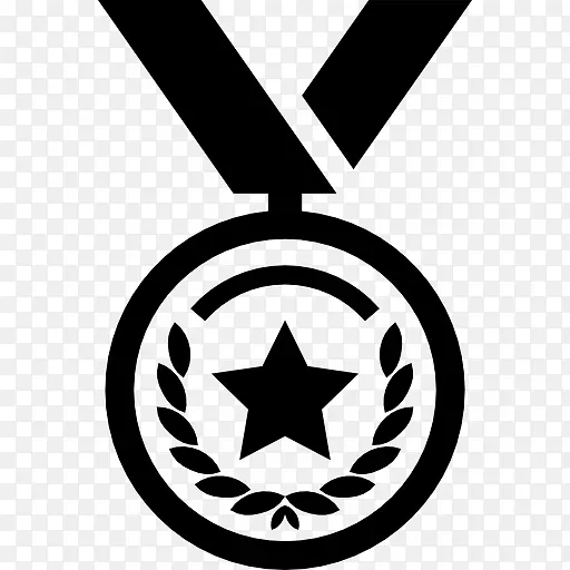 金牌符号电脑图标-奖章