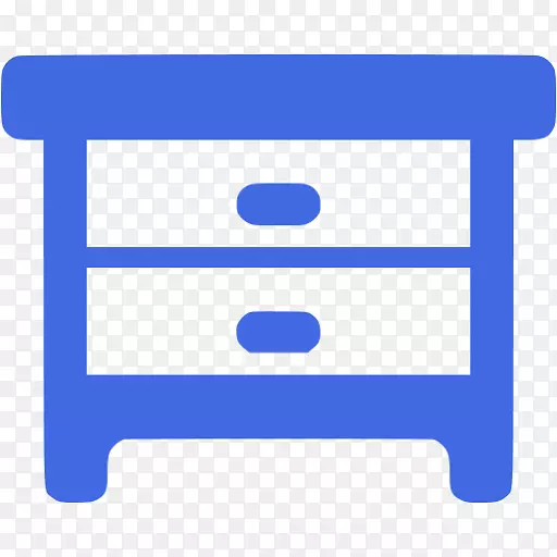 床头柜家具电脑图标.桌子