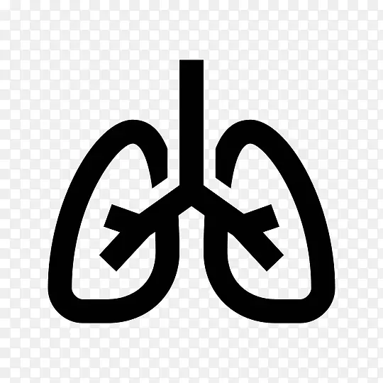 肺计算机图标呼吸肺功能测试