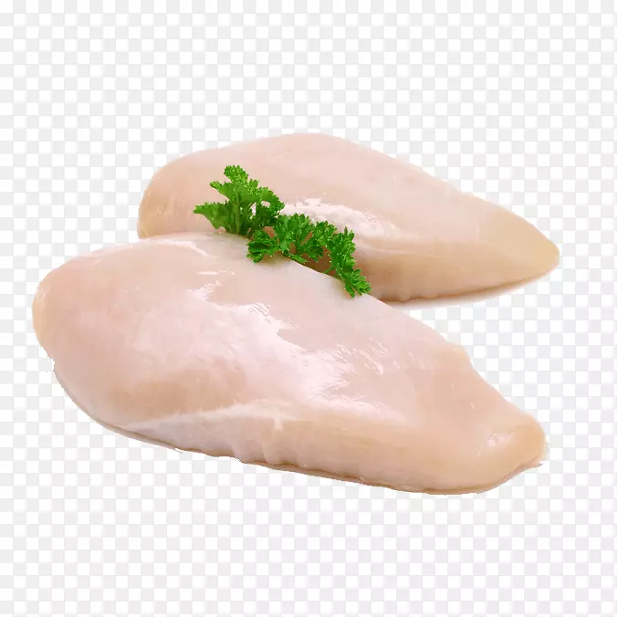 有机食品鸡肉作为无食物鱼片-鸡肉