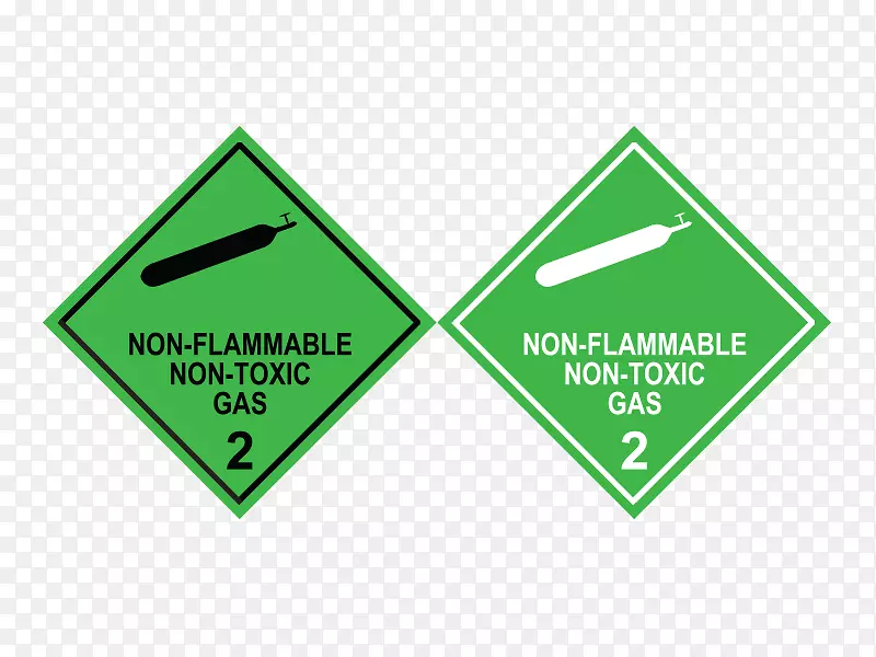 危险货物易燃性和易燃性危险废物标牌气体