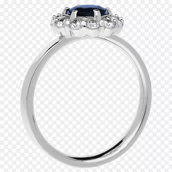 结婚戒指蓝宝石灿烂的土金结婚戒指