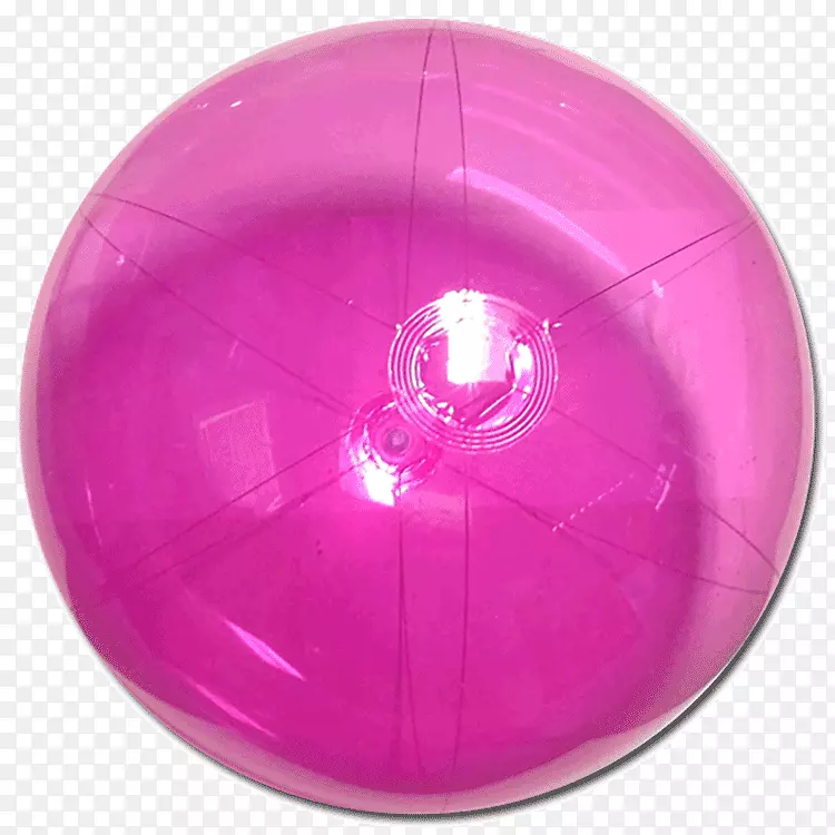 塑料粉红m球