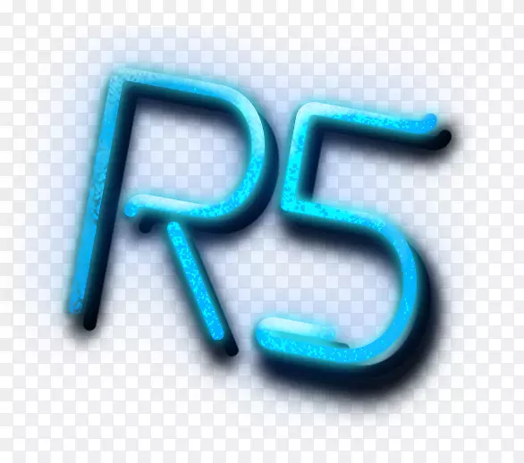 徽标R5心组成你的音乐合奏品牌
