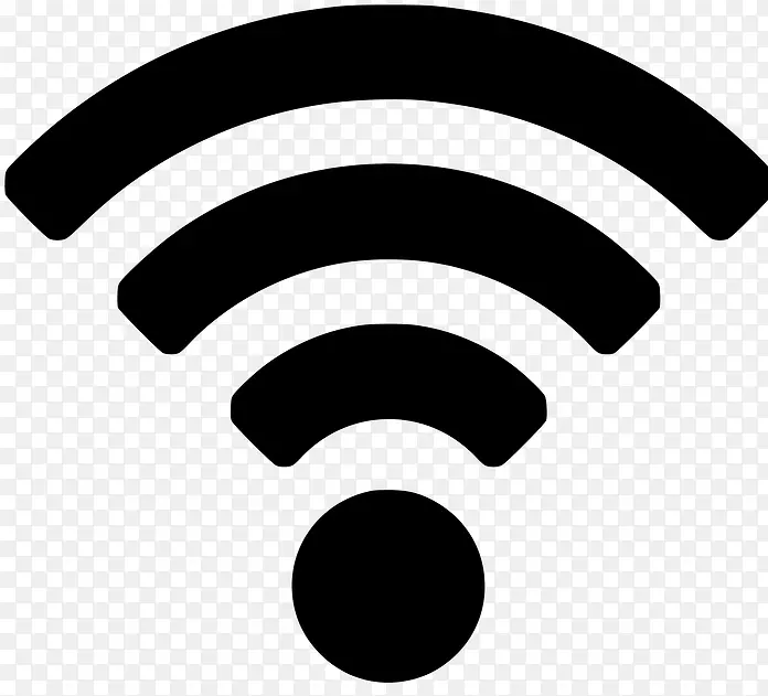 Wi-fi电脑图标无线热点剪辑艺术符号