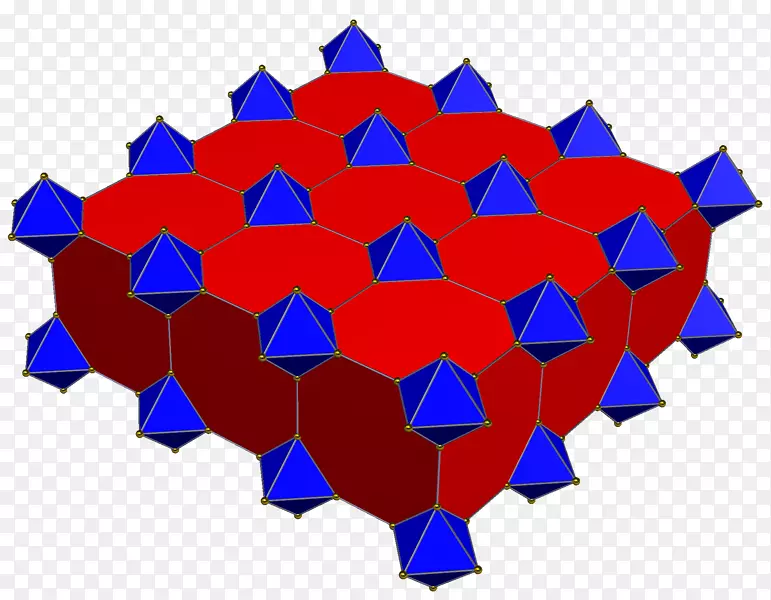 四边形双酚型蜂窝立方蜂窝截断立方体