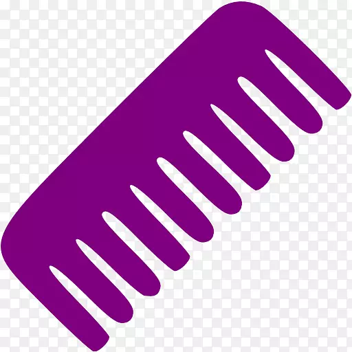 电脑图标梳紫色