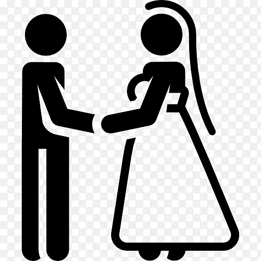 电脑图标新婚剪贴画-婚礼