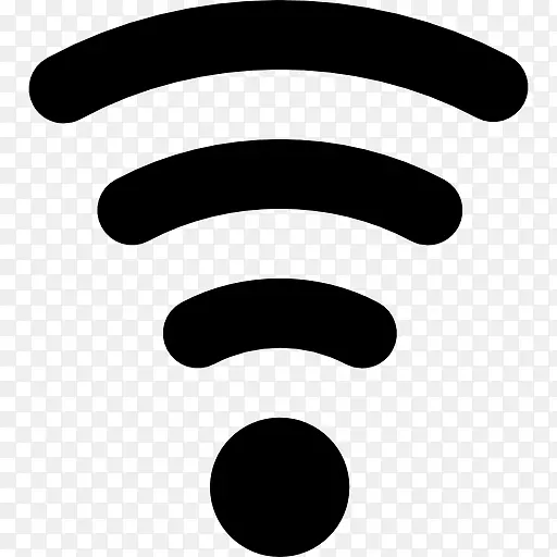 Wi-fi计算机图标热点无线中继器符号