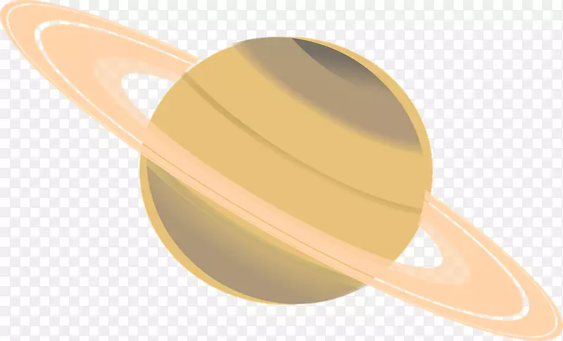土星画剪贴画-行星